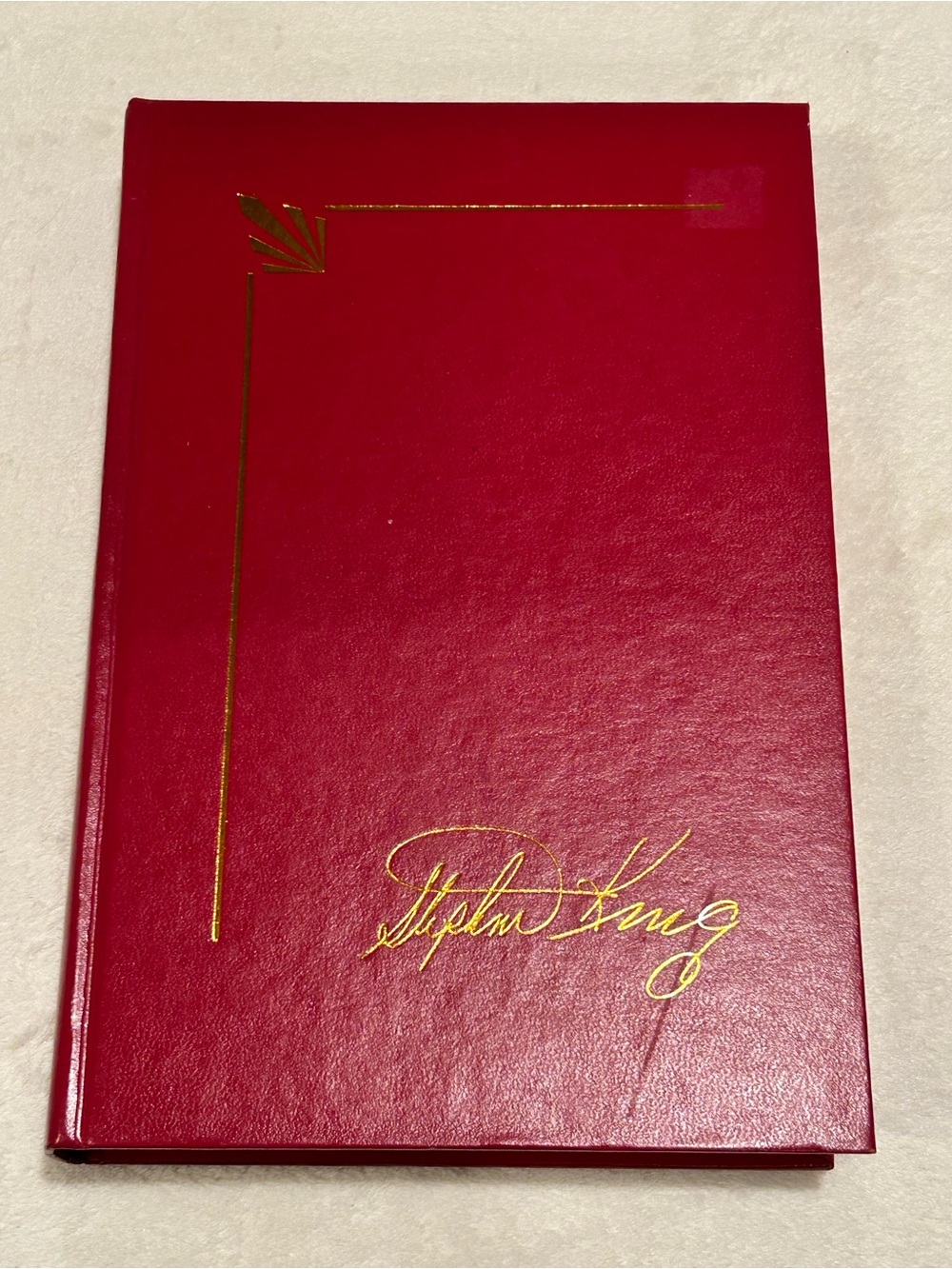 Stephen King Library Salem’s Lot Red Leather Hardcover Edition